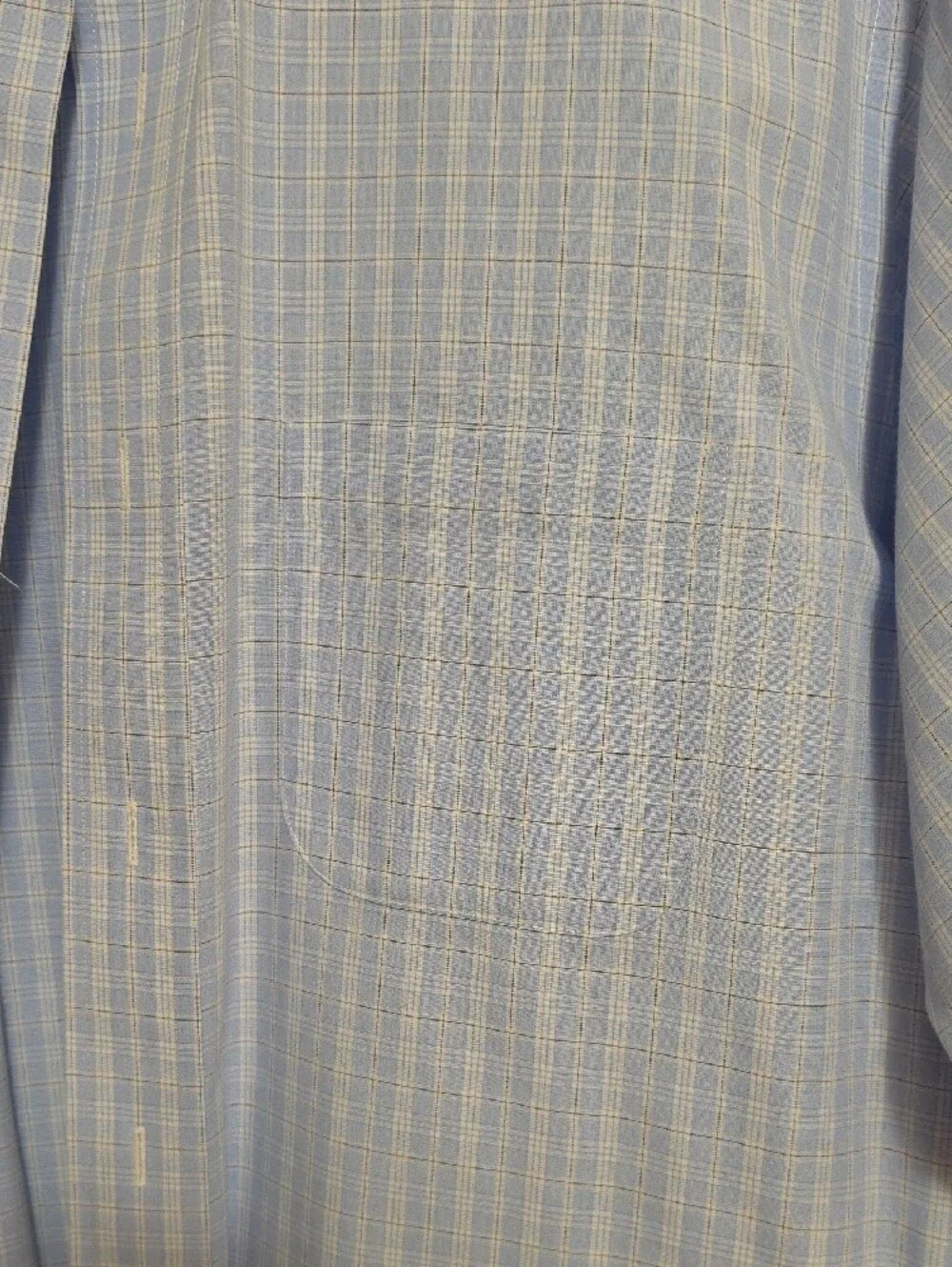 Brooks Brothers Regent Light Blue Checked Dress Shirt 16-33 - Picture 4 of 5